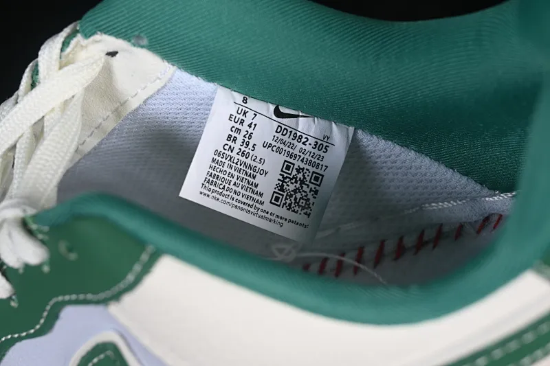 All categories Nk Air Force 1 Air Force series Nk Air Force 1 Low Air Force low-top Nike Air Force 1'07 Low Stusi co-branded beige and green hook Air Force 1 low-top casual sneakers DD1982-305